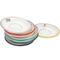 Hello Honey® 6" Factorial Numbers Design Stoneware Plate Set